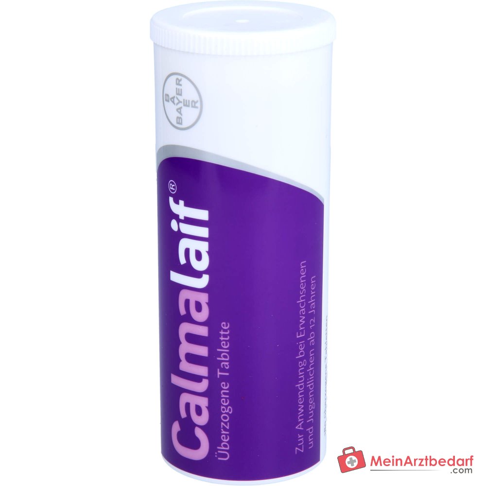 Calmalaif kruidengeneesmiddel (valeriaan, passiebloem, zwarte brandnetel, meidoorn) omhulde tabletten