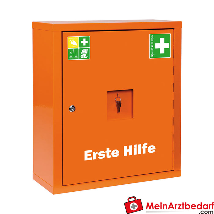Söhngen EUROSAFE 橙色急救箱，填充物符合 ÖNORM Z 1020 2 标准