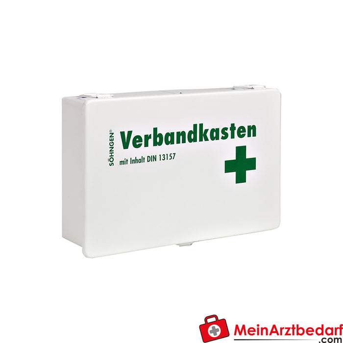 Cassetta di pronto soccorso Söhngen KIEL Lamiera d'acciaio con riempimento Norma DIN 13157