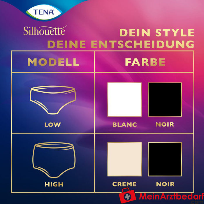 Pantaloni per incontinenza TENA Silhouette Plus Noir M