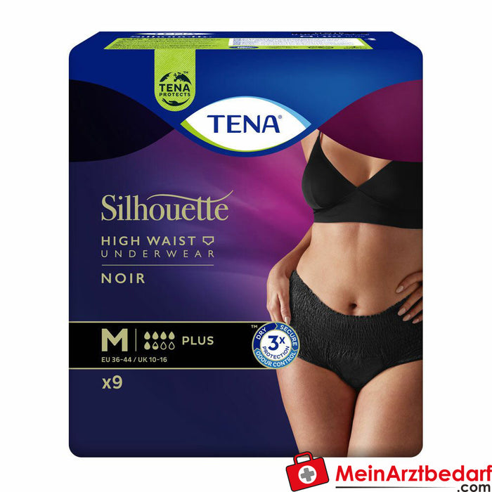 TENA Silhouette Plus Noir M Incontinence Pants