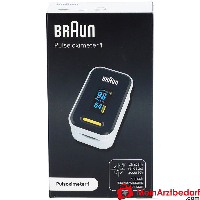 BRAUN Pulse Oksimetre 1, 1 adet.