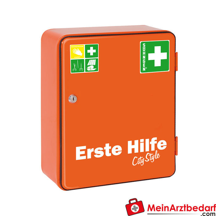 Söhngen first-aid cabinet HEIDELBERG City Style Norm orange