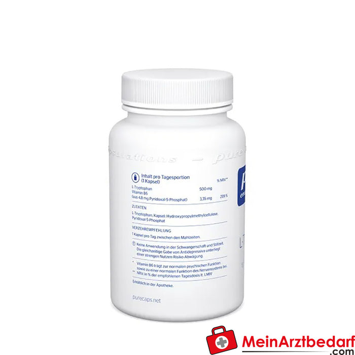 Pure Encapsulations® L-tryptofan, 60 szt.