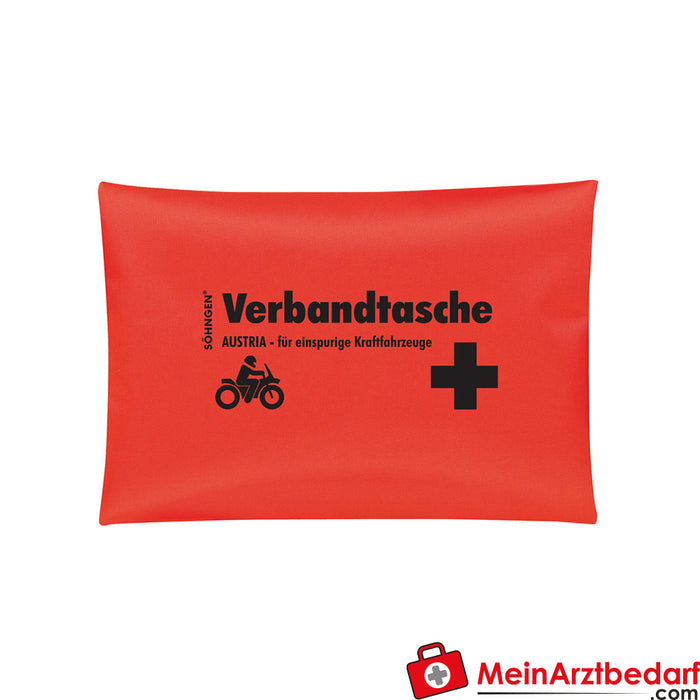 Söhngen first-aid bag Austria orange for single-track vehicles according to ÖNORM V 5100