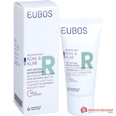 Eubos Kühl und Klar Anti-Rötung Intensivcreme Hydra Synol DOI / Mikrosilber / Italienische Immortelle Creme, 30 ml.