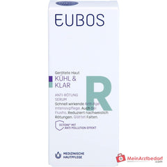 Eubos Kühl und Klar Anti-Rötung Serum Ectoin / Panthenol / Helichrysum Italicum Extrakt Konzentrat, 30 ml.