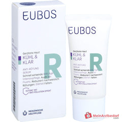Eubos Kühl und Klar Anti-Rötung Serum Ectoin / Panthenol / Helichrysum Italicum Extrakt Konzentrat, 30 ml.