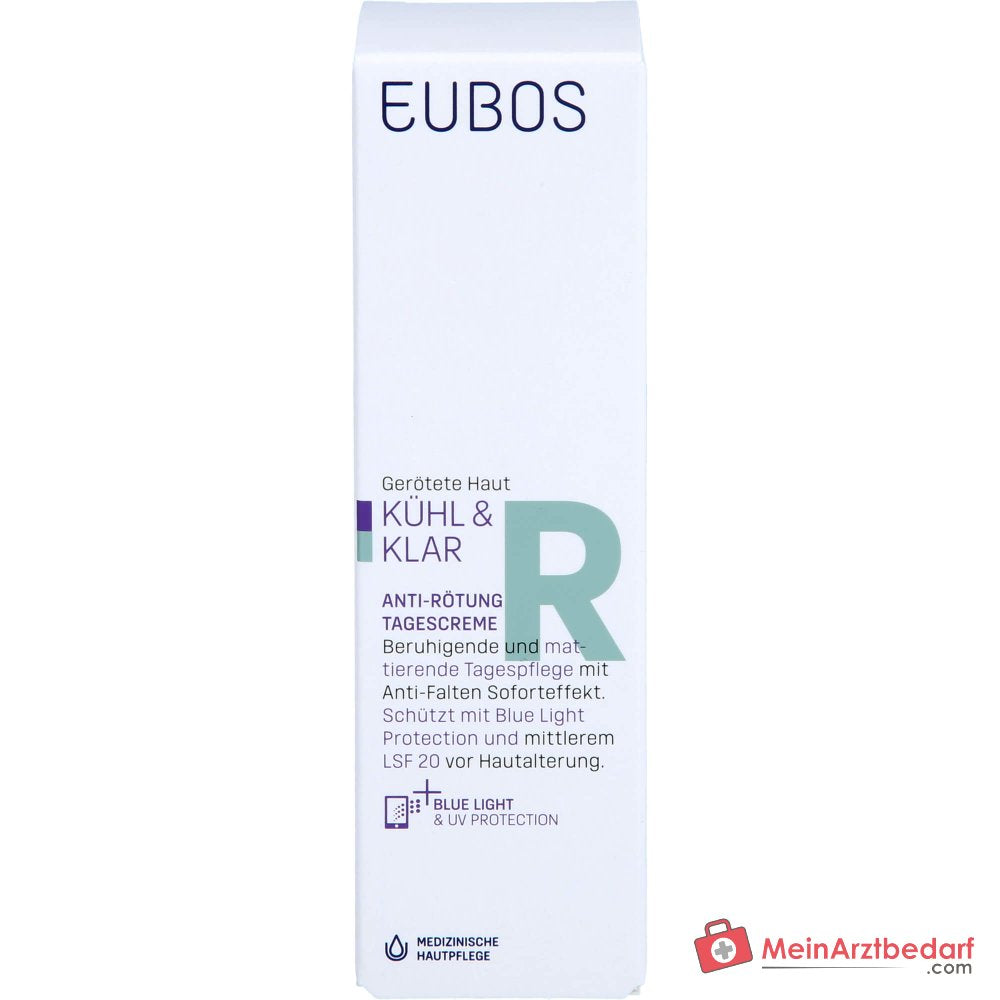 Eubos Kühl und Klar Antirötung Tagescreme LSF 20, 40 ml.