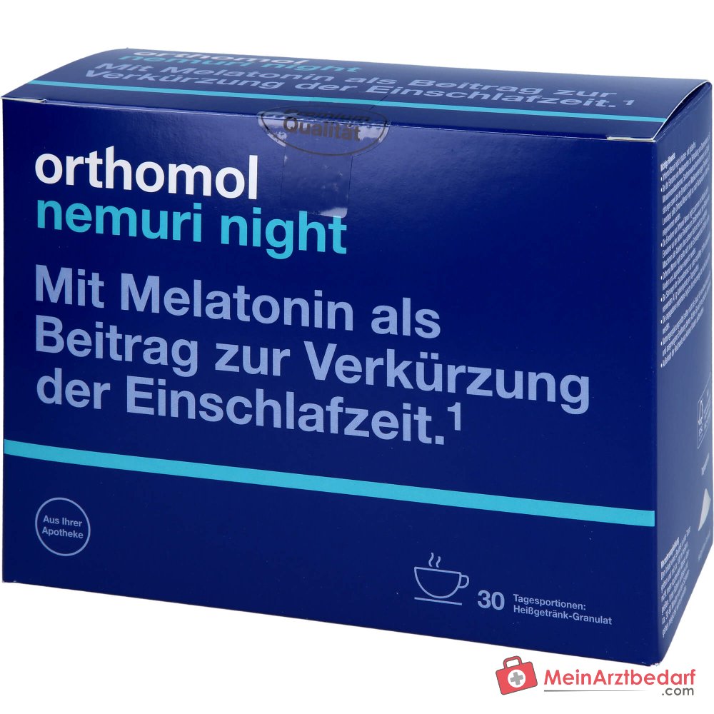 Orthomol Nemuri night Heißgetränk-Granulat, 30 x 10 g.