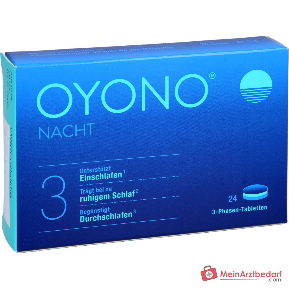 Tabletki Divapharma Oyono Noc Waleriana / Męczennica / Głóg / Melisa / Witamina B6 / Melatonina, 24 szt.