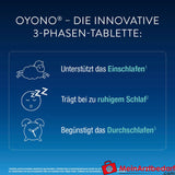 OYONO® Nacht mit 1mg Melatonin, Baldrian und Zitronenmelisse.