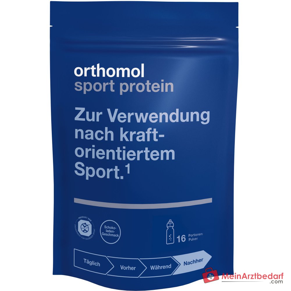 Orthomol Sport Protein Pulver Schokolade, 640 g.