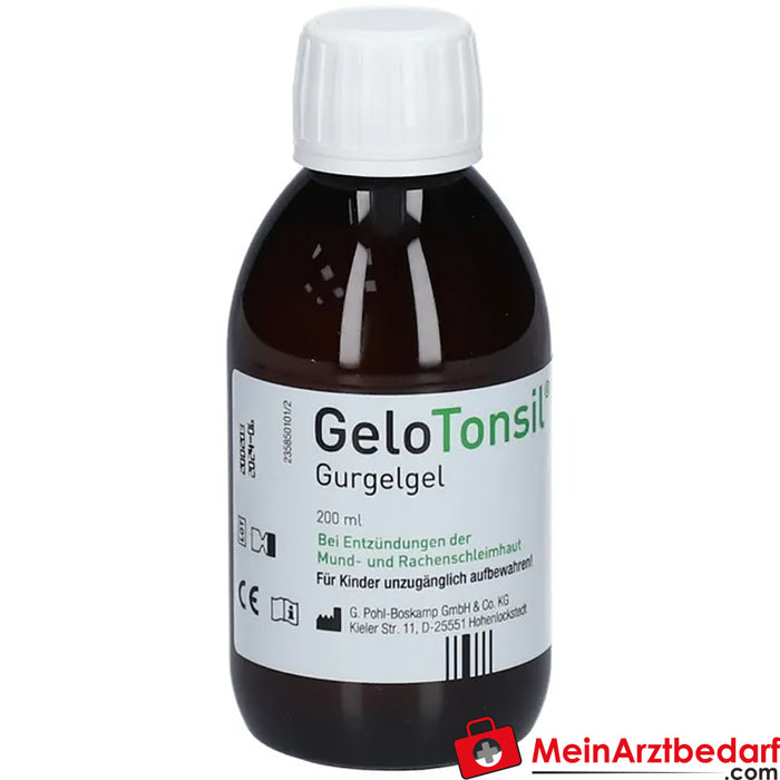 GeloTonsil gargle relieves sore throat and difficulty swallowing, 200ml