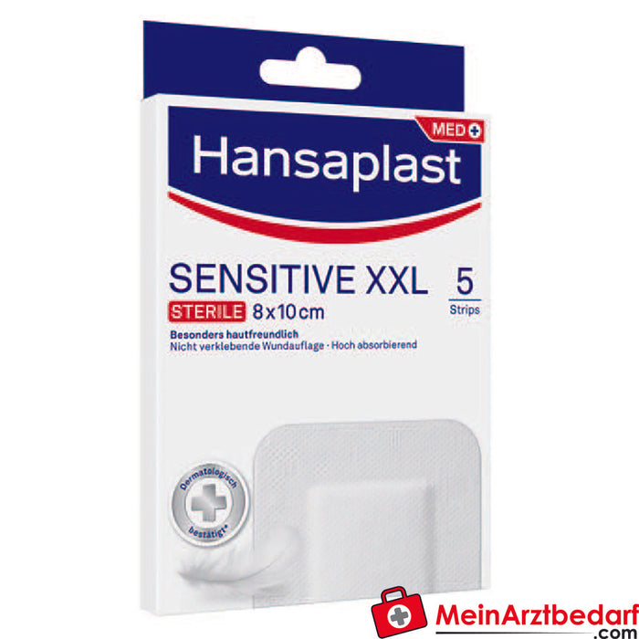 Hansaplast Sensitive w rozmiarze XL, 5 pasków