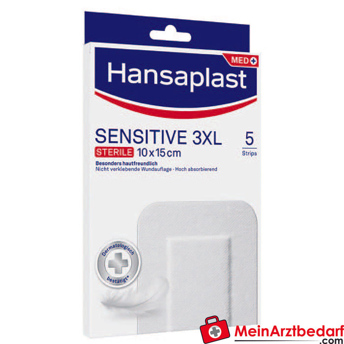 Hansaplast Sensitive XL boyutları, 5 şerit