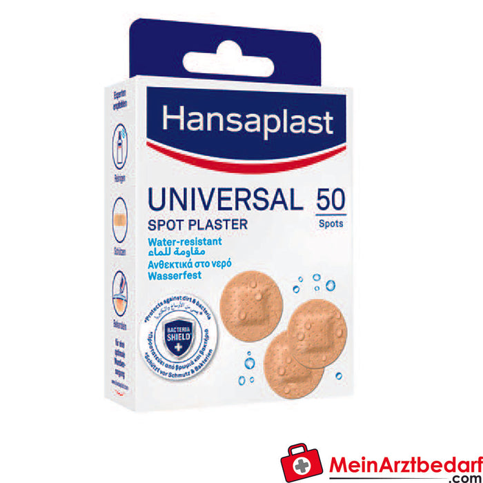 Hansaplast Universal Round Plaster, 50 Strips