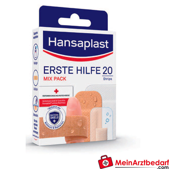 Hansaplast Mix Packs, 20 tiras