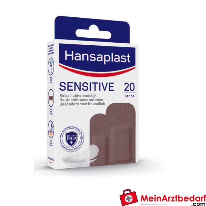 Hansaplast Sensitive Hautton, 20 Strips