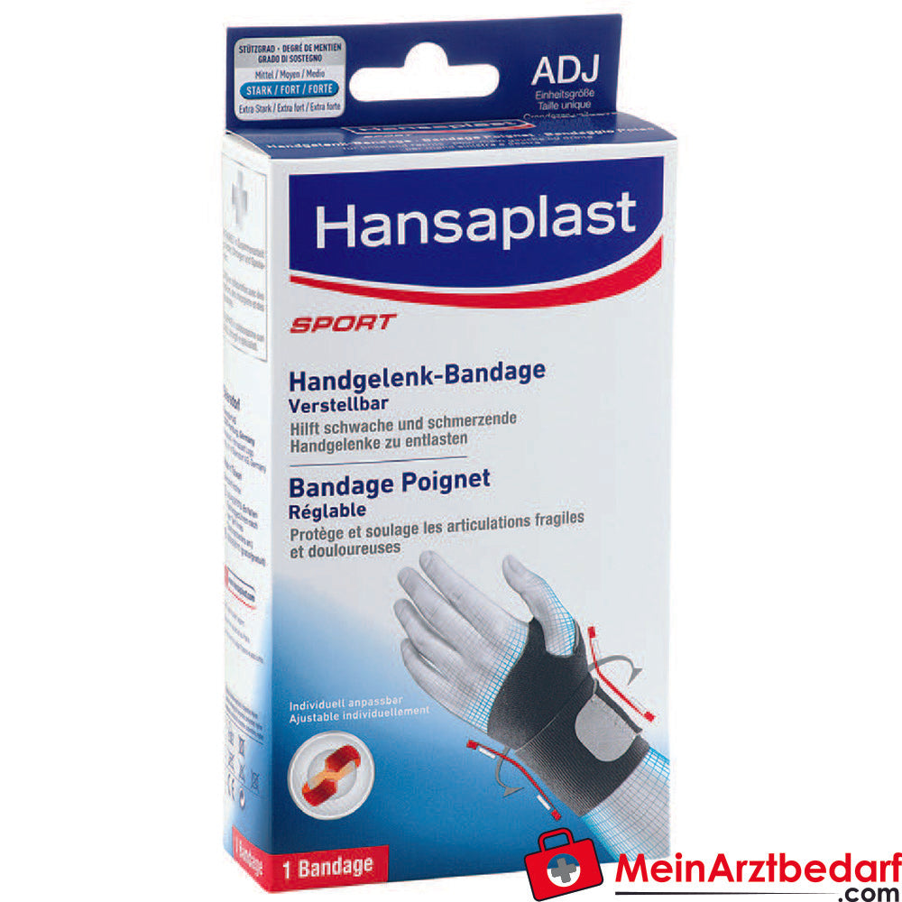Hansaplast Handgelenkbandage.