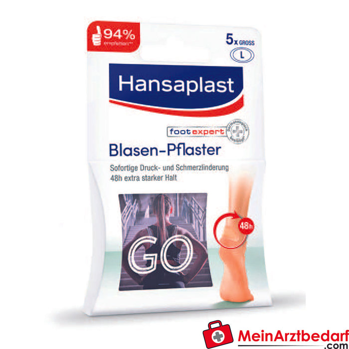 Hansaplast blister plasters, 5 pieces large