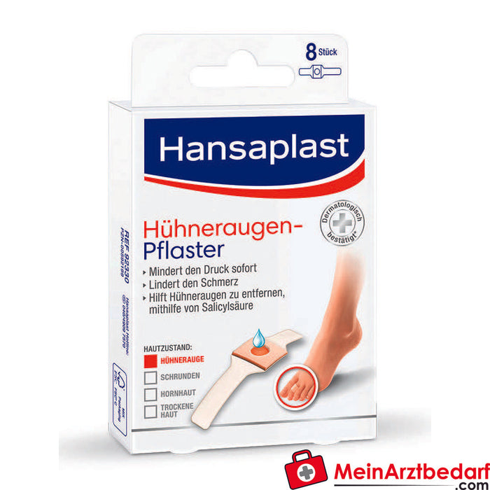 Hansaplast Hühneraugenpflaster, 8 Strips