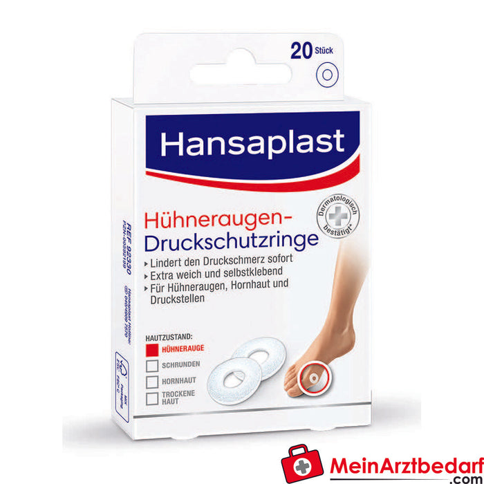 Anelli di protezione della pressione oculare Hansaplast mais, 20 pezzi