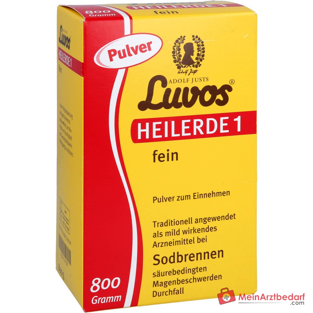 Luvos Heilerde 1 fein Heilerde Pulver, 800 g.
