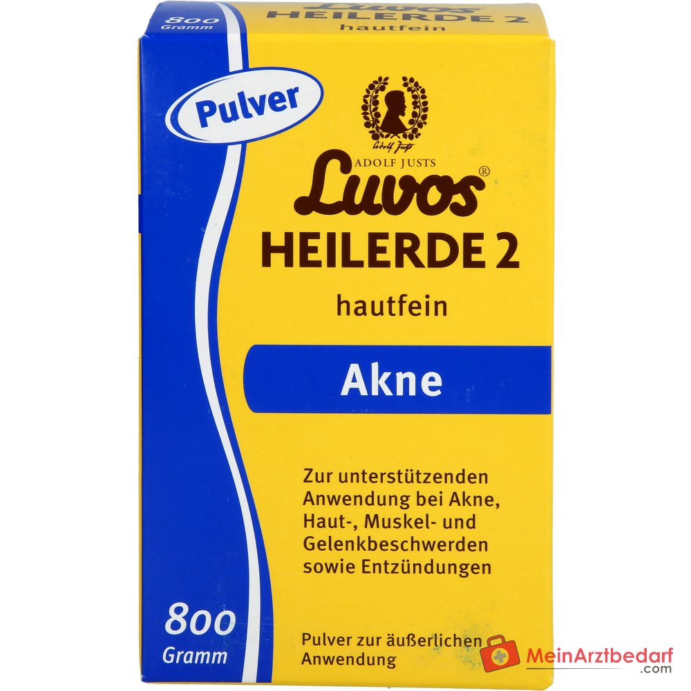 Luvos Heilerde 2 hautfein Pulver zur äußerlichen Anwendung, 800 g.