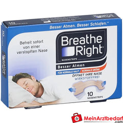 Besser Atmen Breathe Right Nasenpflaster Beige Normal, 10 St..