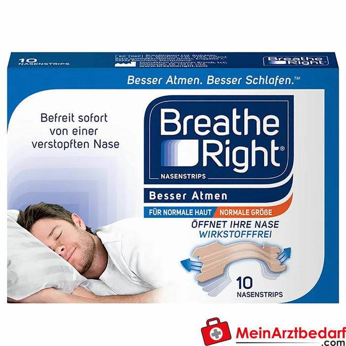 Mieux respirer Breathe Right Pansement nasal Beige Normal
