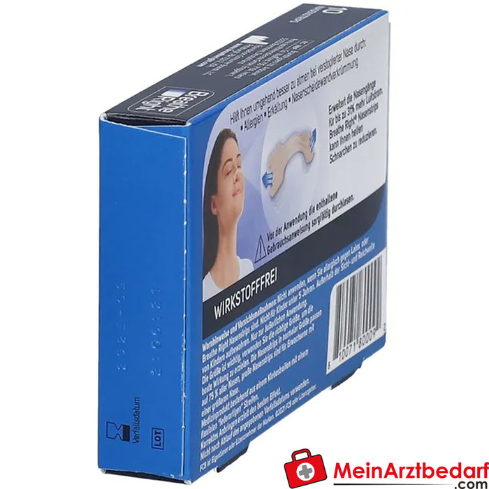 Besser Atmen Breathe Right Nasenpflaster Beige Normal, 10 St.