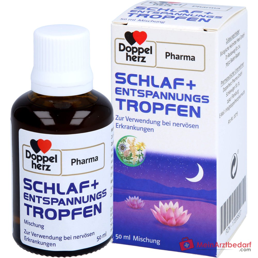 DoppelherzPharma Krople na sen i relaks Valeriana, Passiflora, Avena, Hypericum 11 ml