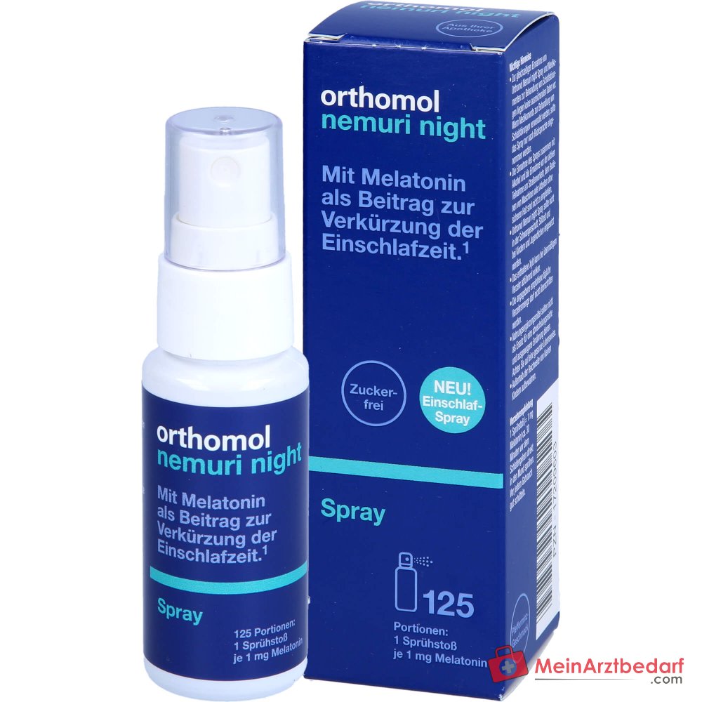 Orthomol Nemuri night Spray mit Melatonin, 25 ml.