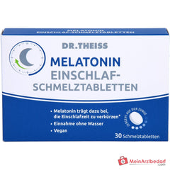 Dr. Theiss Melatonin Einschlaf-Schmelztabletten mit Melatonin, 30 St..