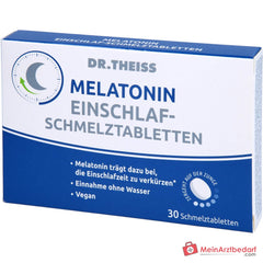 Dr. Theiss Melatonin Einschlaf-Schmelztabletten mit Melatonin, 30 St..
