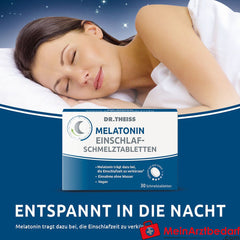 Dr. Theiss Melatonin Einschlaf-Schmelztabletten, 30 St..