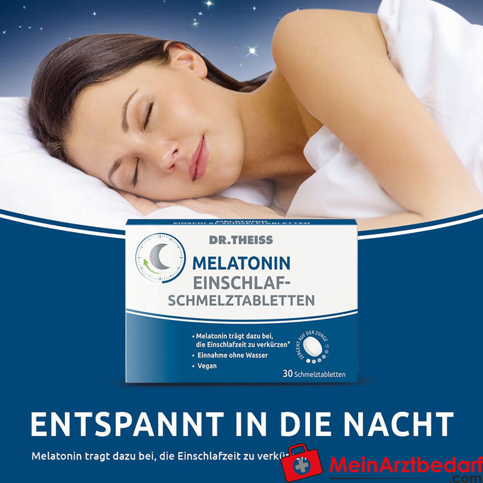 Dr Theiss Melatonin Melatonina comprimidos, 30 uds.