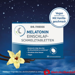 Dr. Theiss Melatonin Einschlaf-Schmelztabletten, 30 St..