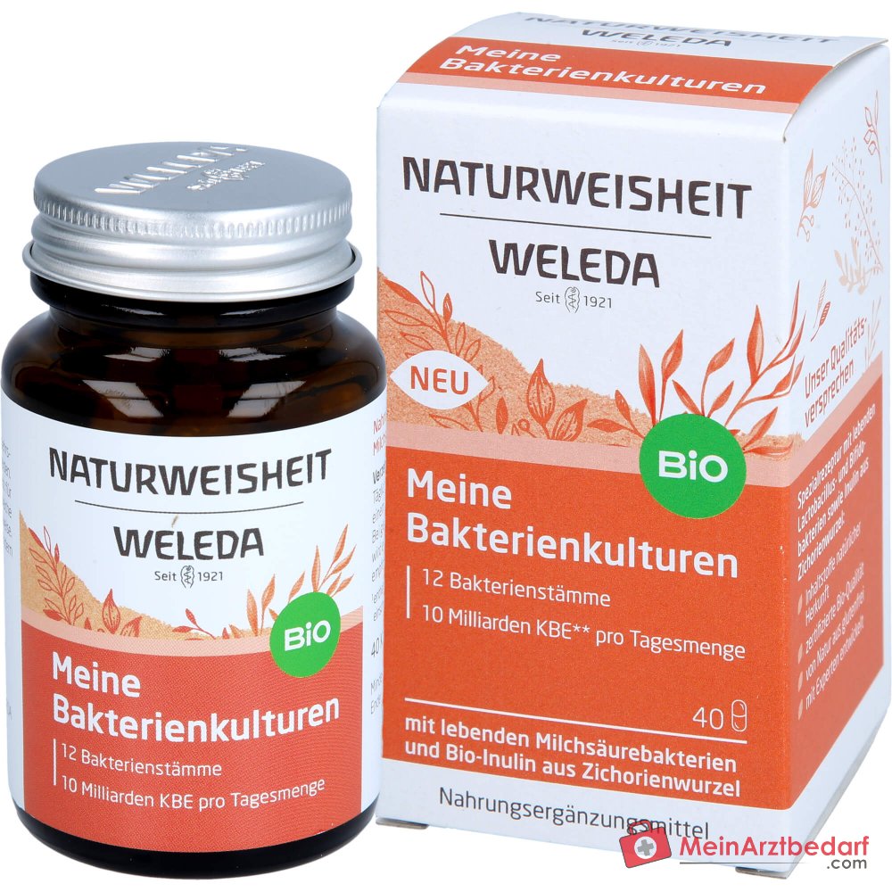 Weleda Naturweisheit Meine Bakterienkulturen Kapseln, 40 St.