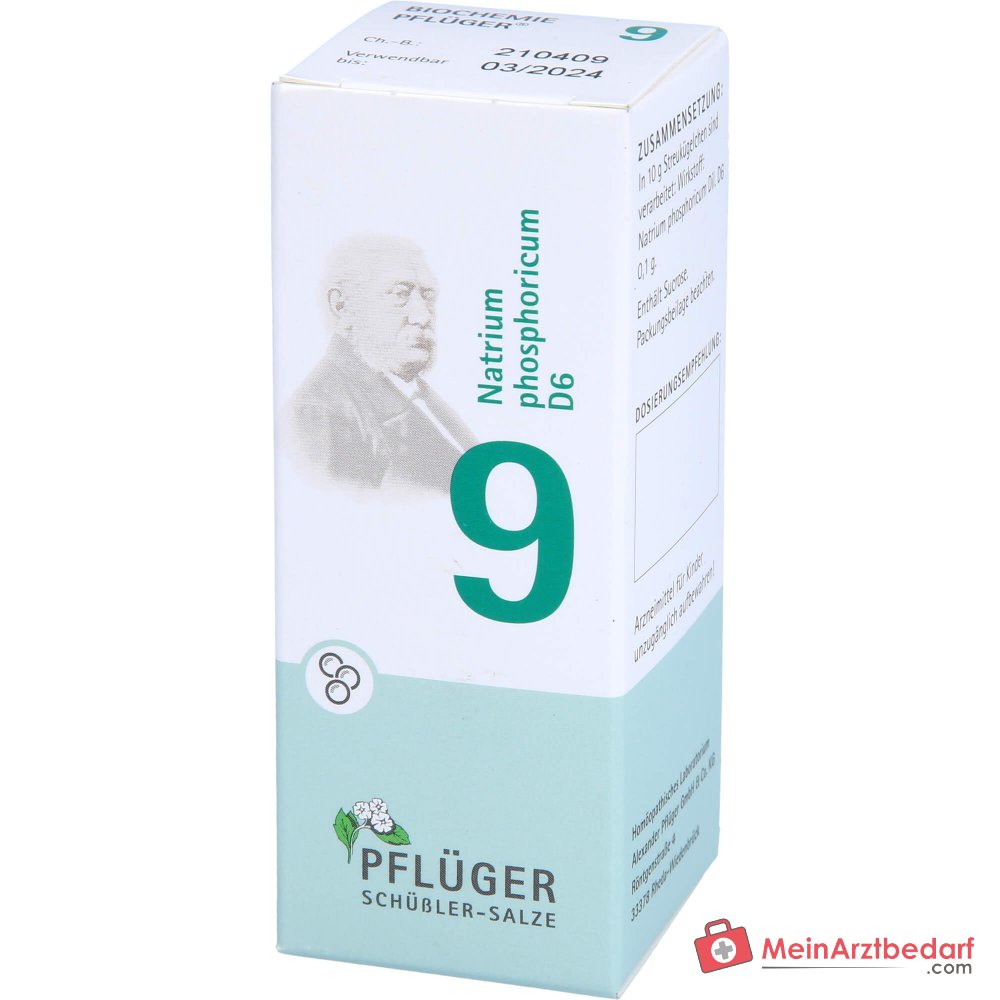 BIOCHEMIE PFLÜGER Nr. 9 Natrium phosphoricum D6 homöopathisches Arzneimittel