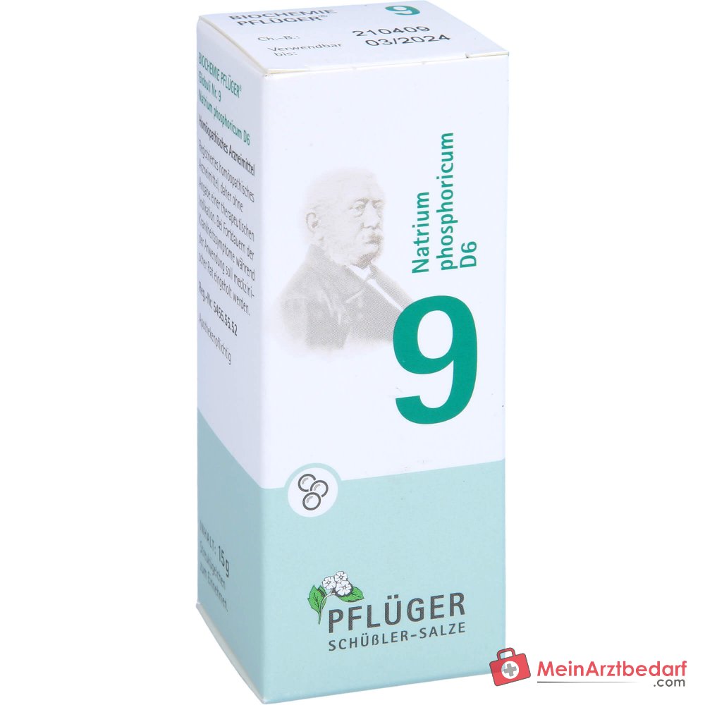 BIOCHEMIE PFLÜGER Nr. 9 Natrium phosphoricum D6 homöopathisches Arzneimittel
