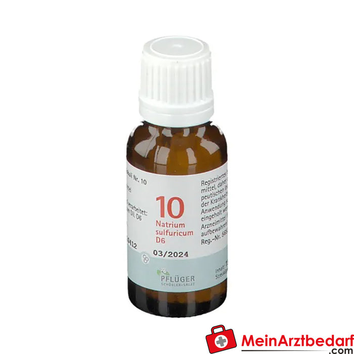 BIOCHEMIE PFLÜGER® No. 10 Natrium sulfuricum D6