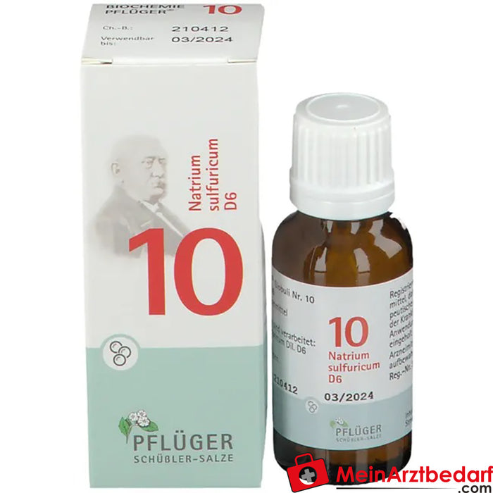 BIOCHEMIE PFLÜGER® No. 10 Natrium sulphuricum D6