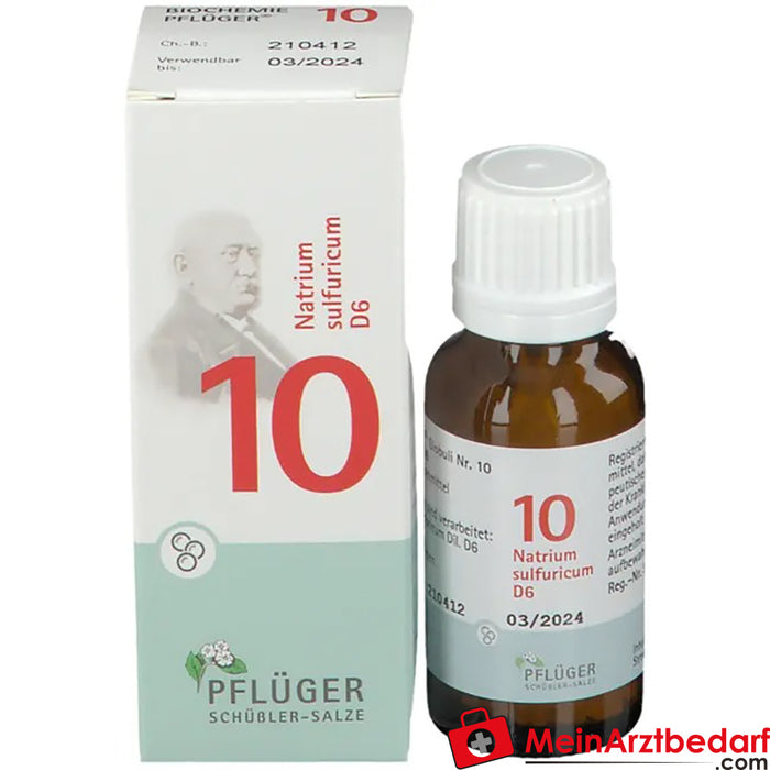 BIOCHEMIE PFLÜGER® Nº 10 Natrium sulphuricum D6