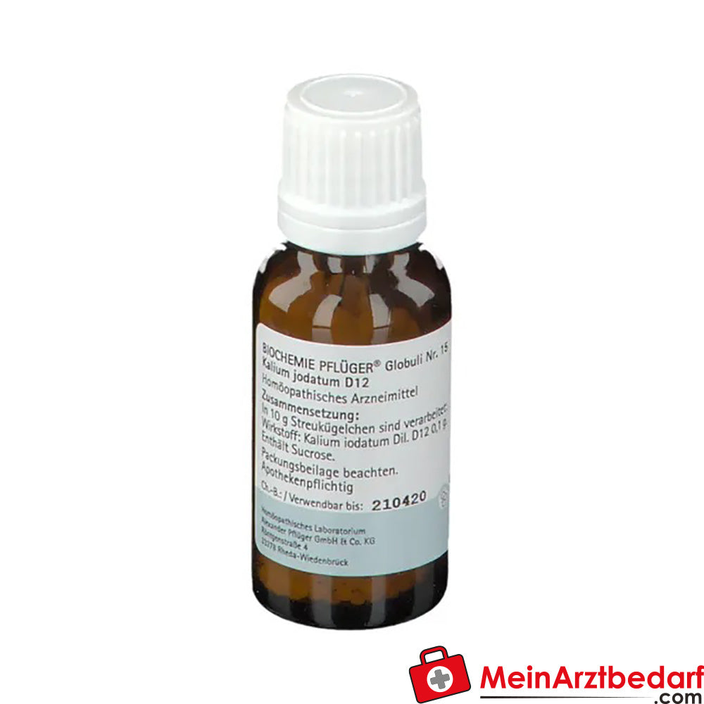BIOCHEMIE PFLÜGER® Nr. 15 Kalium jodatum D 12.