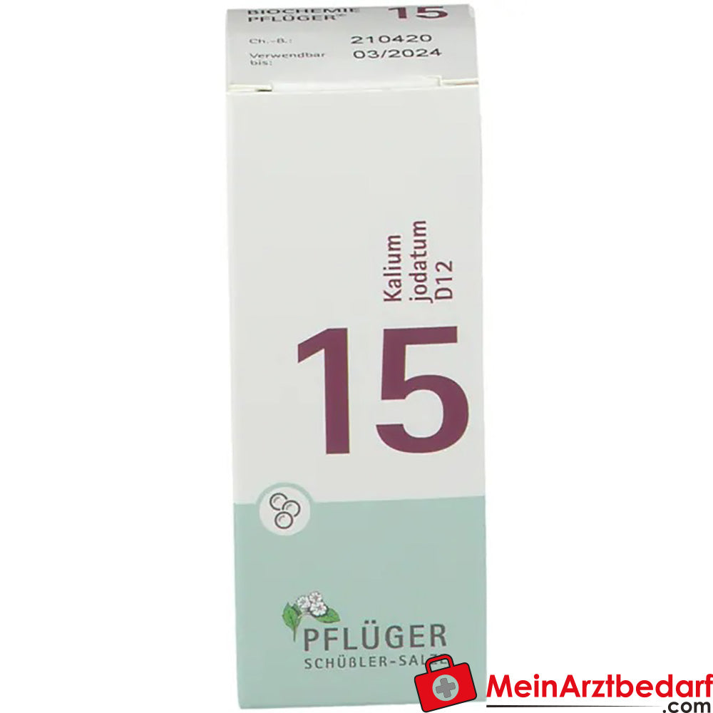 BIOCHEMIE PFLÜGER® Nr. 15 Kalium jodatum D 12.