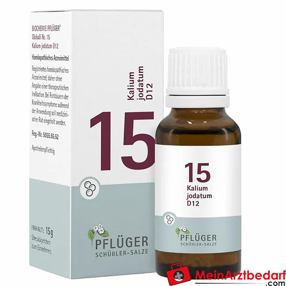 BIOCHEMIE PFLÜGER® Nr. 15 Kalium jodatum D 12.