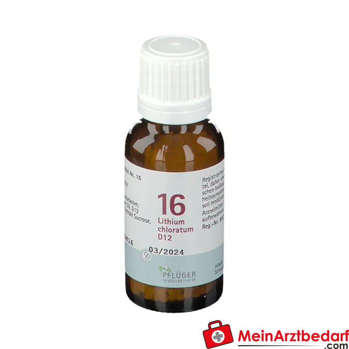 BIOCHEMIE PFLÜGER® Nº 16 Clorato de litio D12