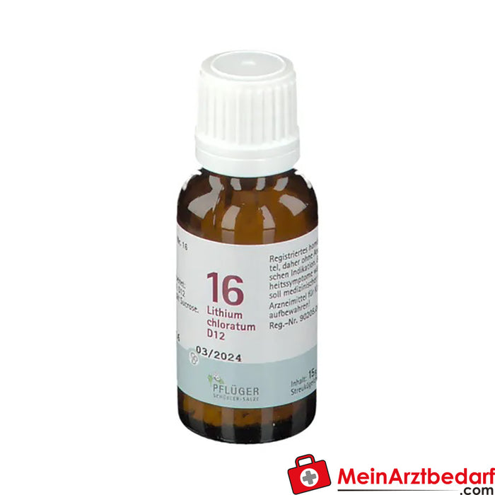 BIOCHEMIE PFLÜGER® Nº 16 Clorato de litio D12